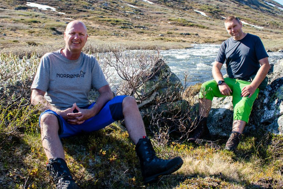 <b>I NATUREN:</b> Ofte er Håkon og Tommy alene. De trives begge på fjellet.