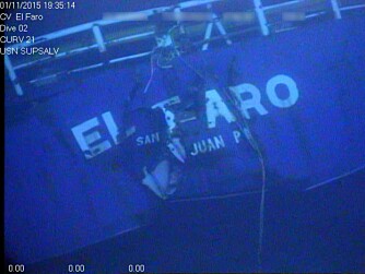 <b>FUNNET:</b> «El Faro» ble funnet på 4600 meters dyp. 