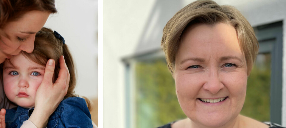 – Tror dere jeg har tid til å sitte med barnet deres på fanget hele dagen når hun er litt pjusk?