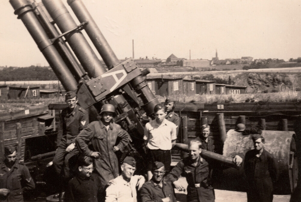 <b>FRYKTET:</b> Tysk luftvern i Bochum. De kraftige kanonene var meget fryktet av de allierte pilotene. 