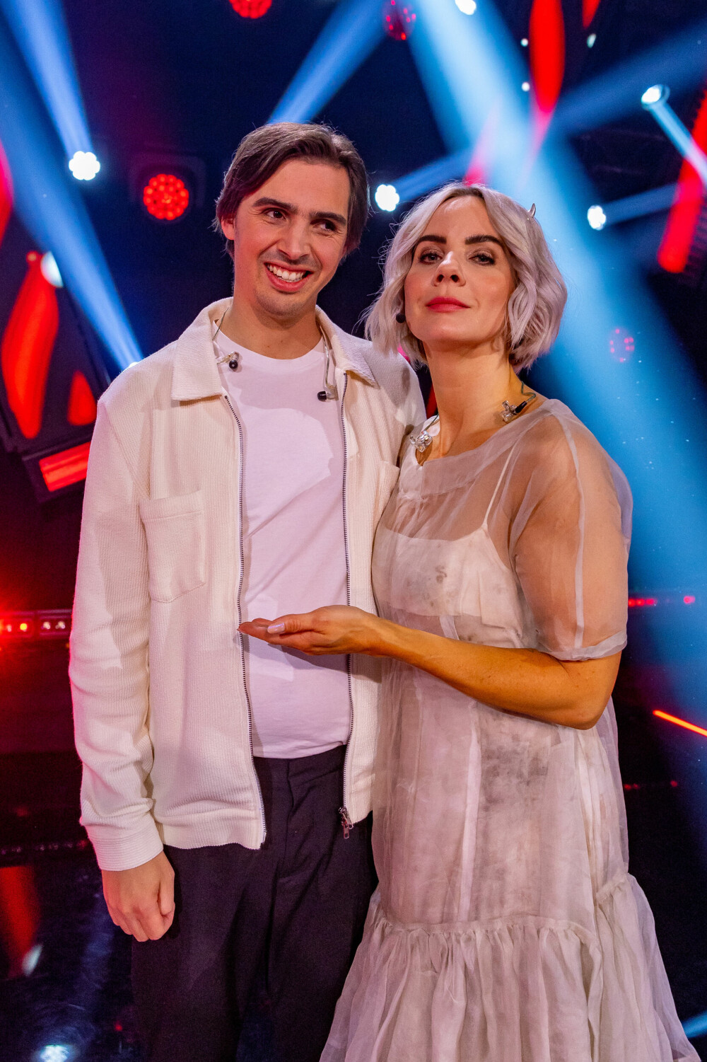 <b>PÅ TV:</b> Thomas og Ina Wroldsen under «The Voice».