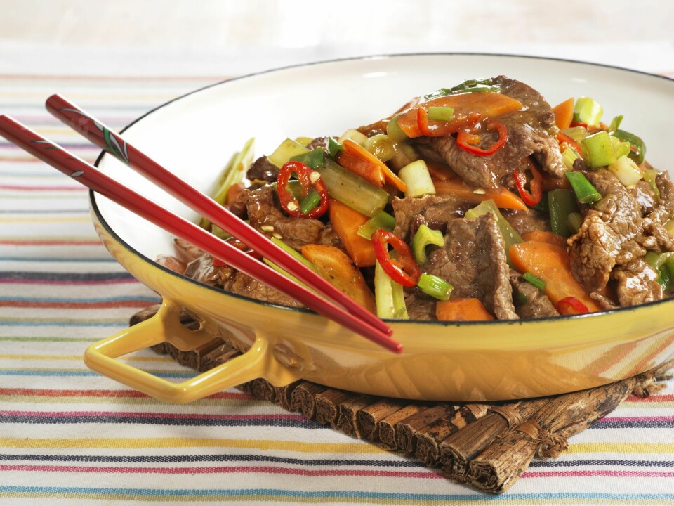 LETT VALG: Siri elsker biff, og thai biffsalat er en klassisk vinner for «The Voice»-programlederen.