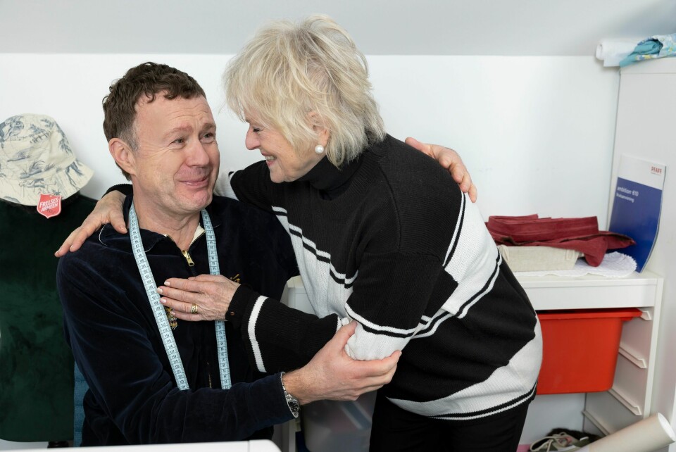 BLID DUO: Geir og Anne Marie lot seg raskt føre tilbake til den sjargongen de hadde på 90-tallet.