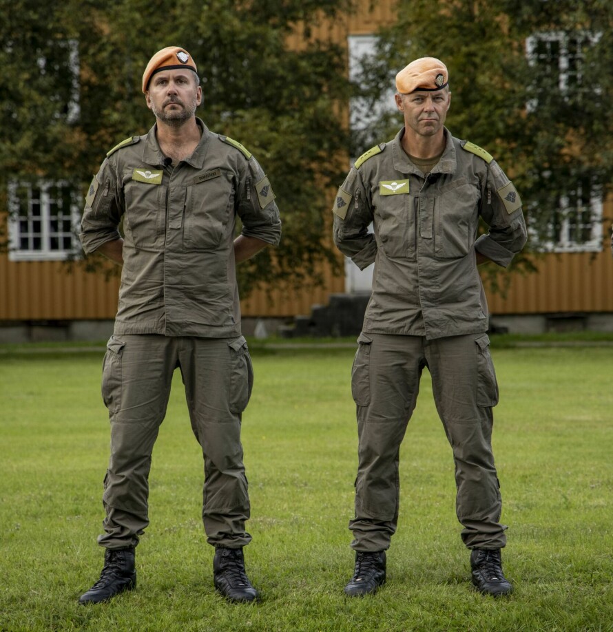 «KAPTEINEN»: De siste årene har vi sett John Hammersmark både i «Kompani Lauritzen», «Tropp 1» og «Tropp 2». Nå er han aktuell i «Tropp 3 ». Her sammen med programleder Kristian Ødegård.