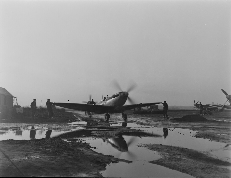 <b>BETRODD:</b> Norske flygere i 331-skvadronen var tiltrodd viktige og farlige oppgaver på tampen av 2. verdenskrig. Fra baser syd i England deltok nordmennene i harde kamper over Nederland, Frankrike og Belgia.