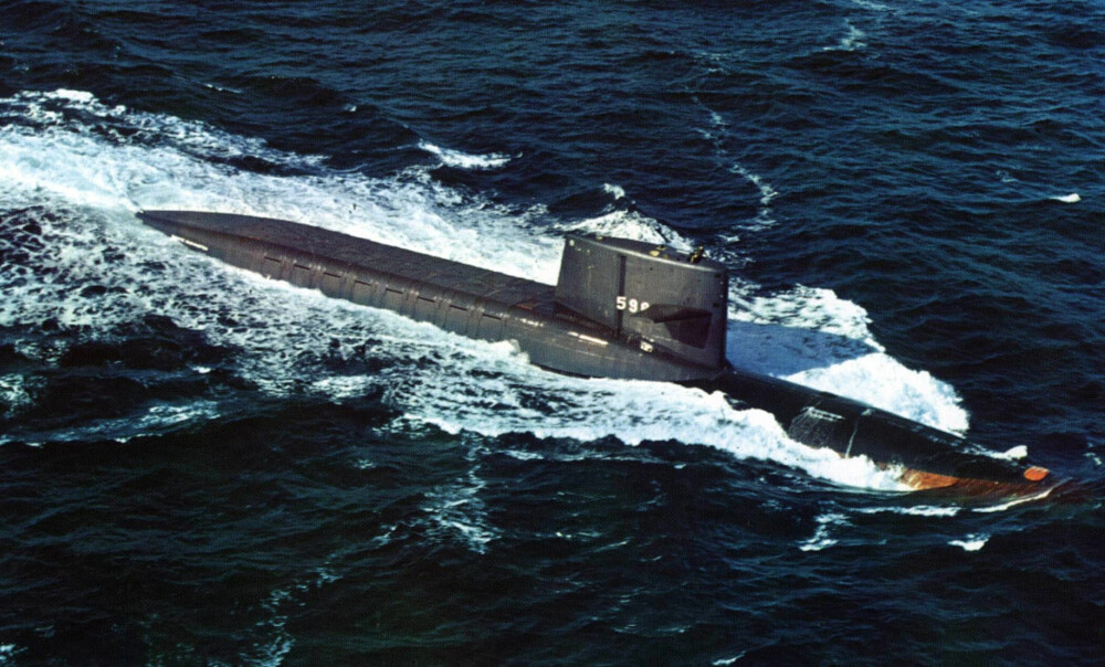 <b>KLAR FOR KRIG:</b> De første amerikanske atomubåtene patruljerte jevnlig i Lofoten, klar for å sende atom­missiler til Moskva.