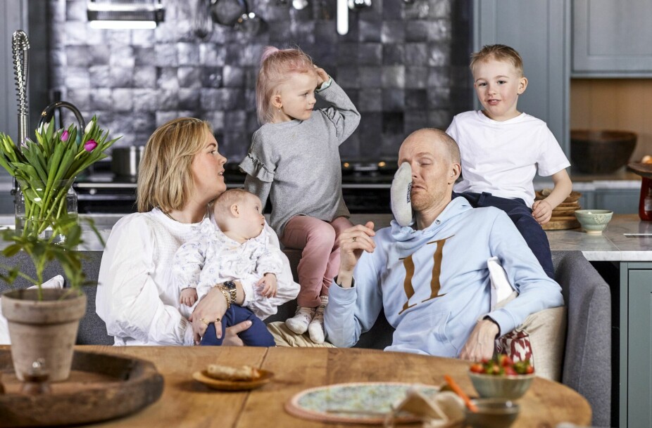 <b>TRE BARN:</b> Bjørn Einar og Martine var helt enige om navnet til sitt tredje barn, Pippi.