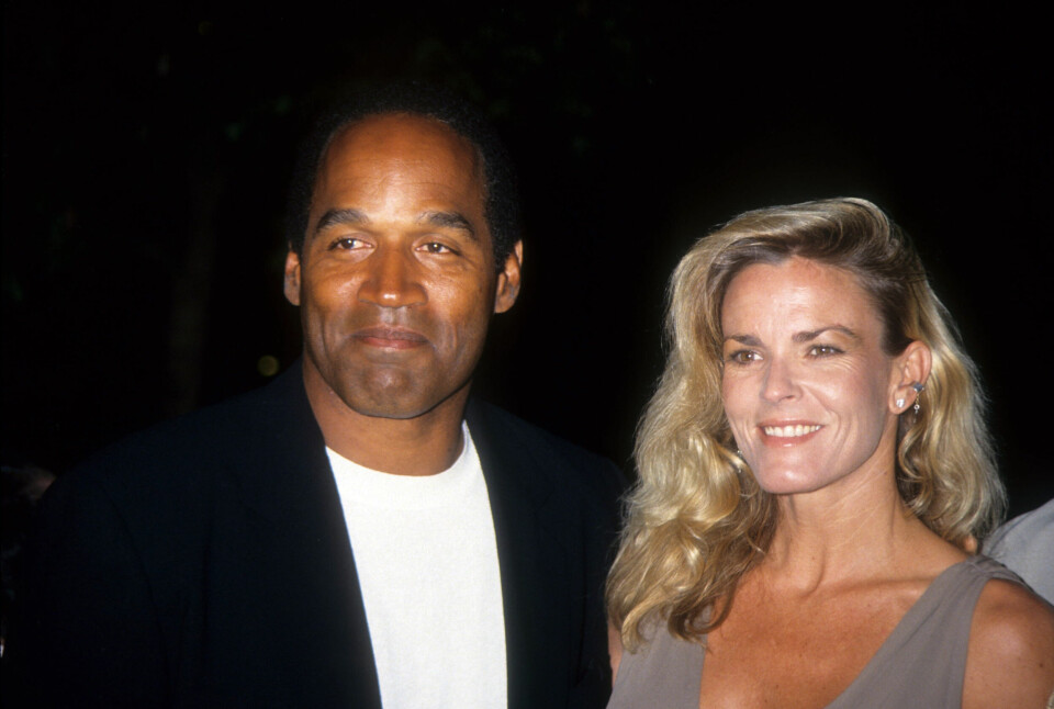 FRA LYKKELIGE DAGER: O.J. Simpson giftet seg med Nicole Brown etter at de hadde truffet hverandre mens han var godt gift og hun bare var 18 år. Ekteskapet ble turbulent og fikk en dødelig utgang.