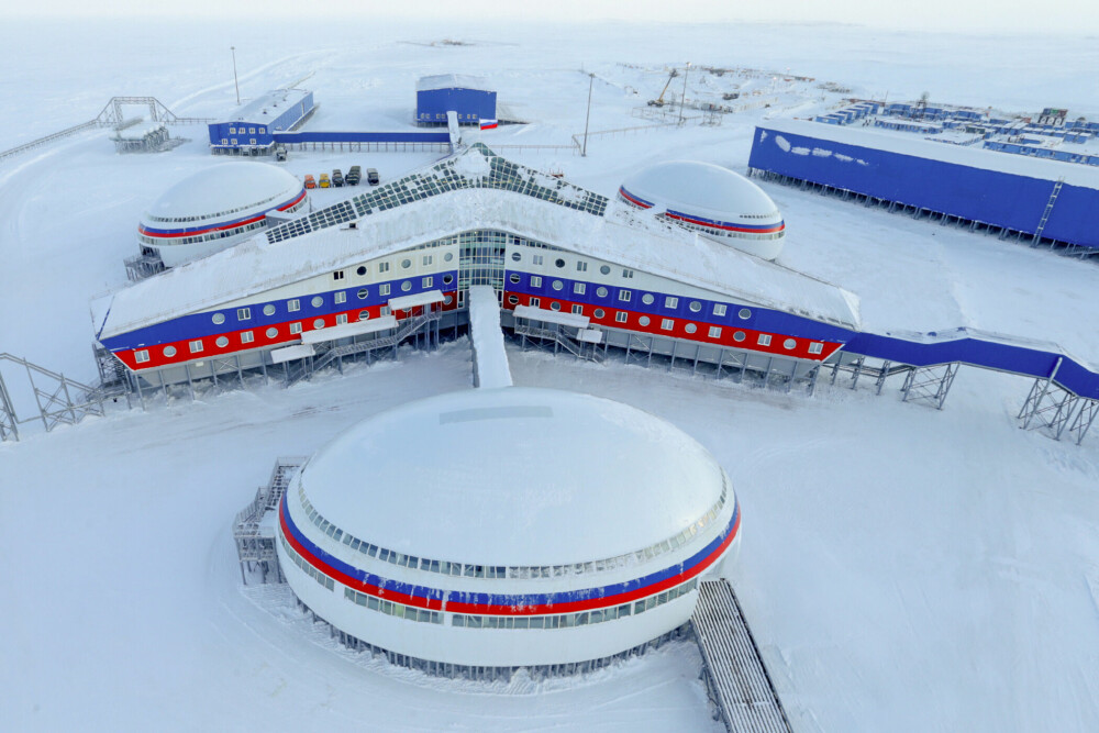 <b>RUSSISK BASE:</b> Flybasen Nagurskoye på Franz Josef Land er Russlands nordligste, med verdens største bygningsmasse i Polhavområdet.