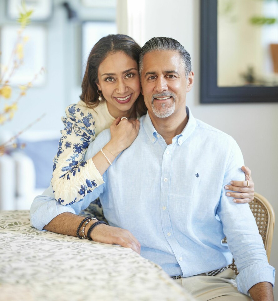 FORELSKET: – Jeg falt for selvsikkerheten til Abid, forteller kona Nadia.