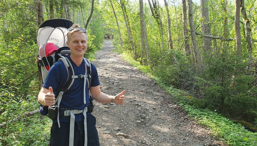 HYLLEST: – Jeg blir aldri en bærepappa, men jeg skal lære deg å bære vekten av din egen tilstedeværelse, skriver firebarnspappa Anders Eid i denne kjærlighetserklæringen.