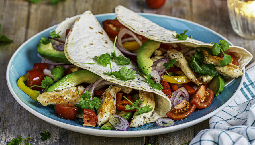 WRAPS: Wraps kan varieres i det uendelige, med ulike proteinkilder og grønnsaker.