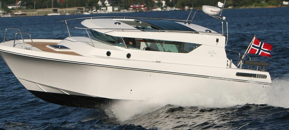 Sportslig styrehytte med finslepen teknikk