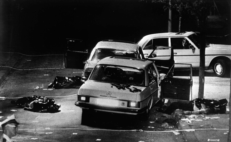 TERRORISERTE TYSKLAND: I september 1977 ble lederen for den tyske arbeidsgiverforeningen, Hanns-Martin Schleyer, kidnappet av RAF. Schleyers sjåfør og tre livvakter ble drept da den venstreekstreme terrororganisasjonen slo til i Köln.
