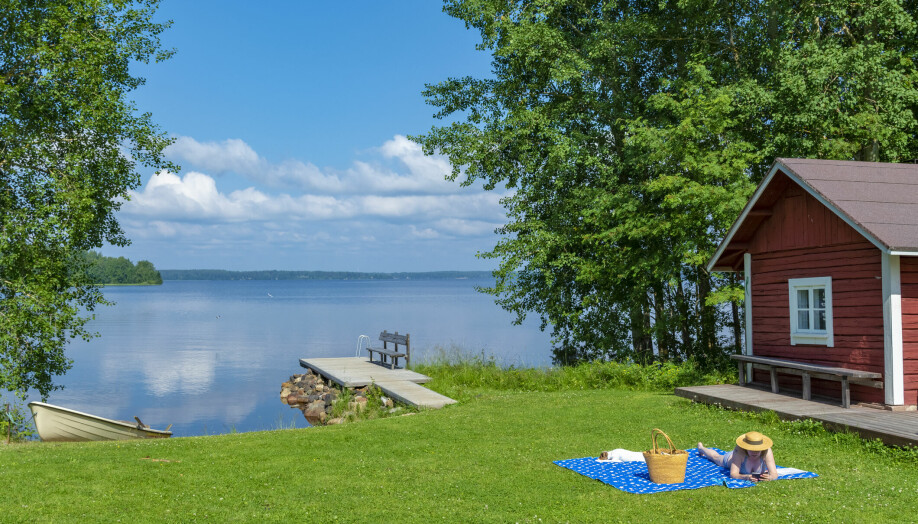 LURT AV SELGER: Etter at de kjøpte hytta, fikk paret vite at en del av hyttetomta tilhører naboen og ikke selger. Hva skal de gjøre?