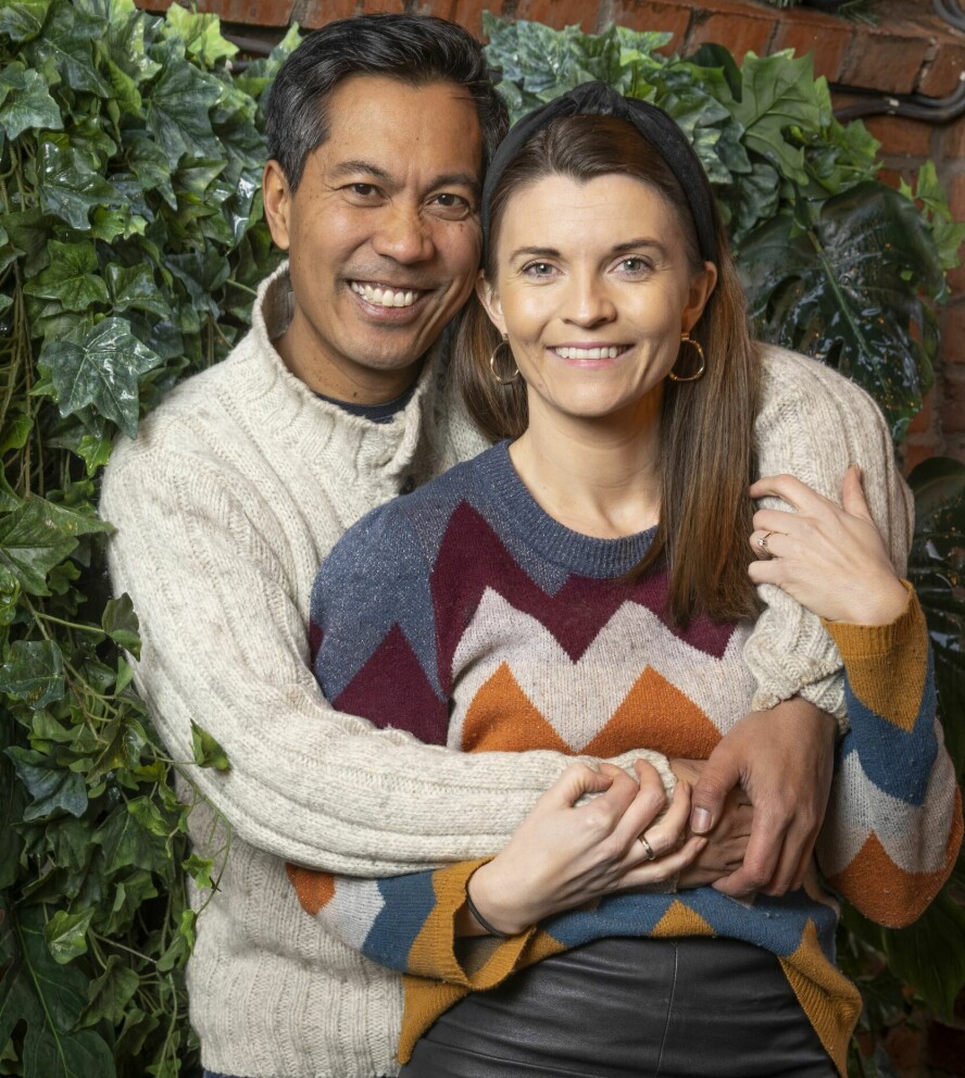 EN GOD STØTTE: Christian giftet seg med Madeleine i 2012. – Hun ga meg styrken jeg trengte for å grave i egen fortid, sier han.