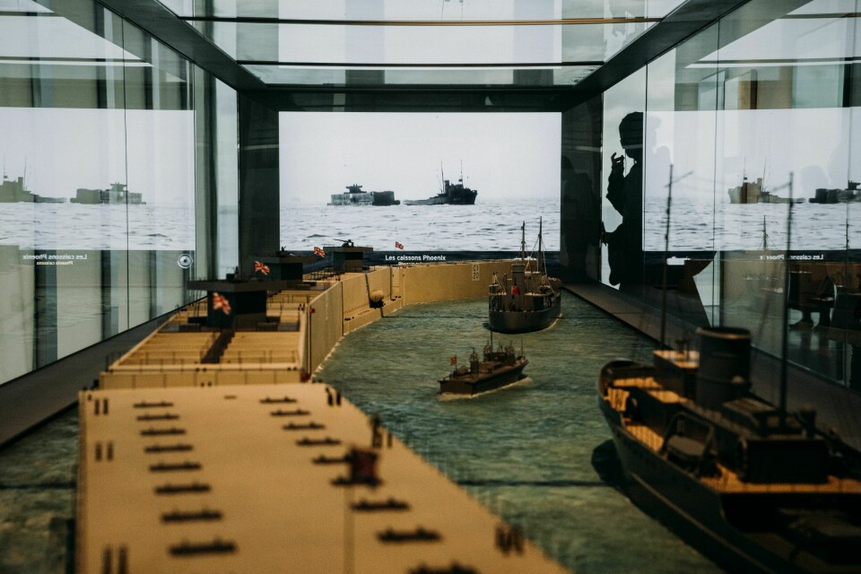 INNSIKT: Musée du Débarquement (landgangsmuseet) i Arromanches-les-Bains er svært informativt.