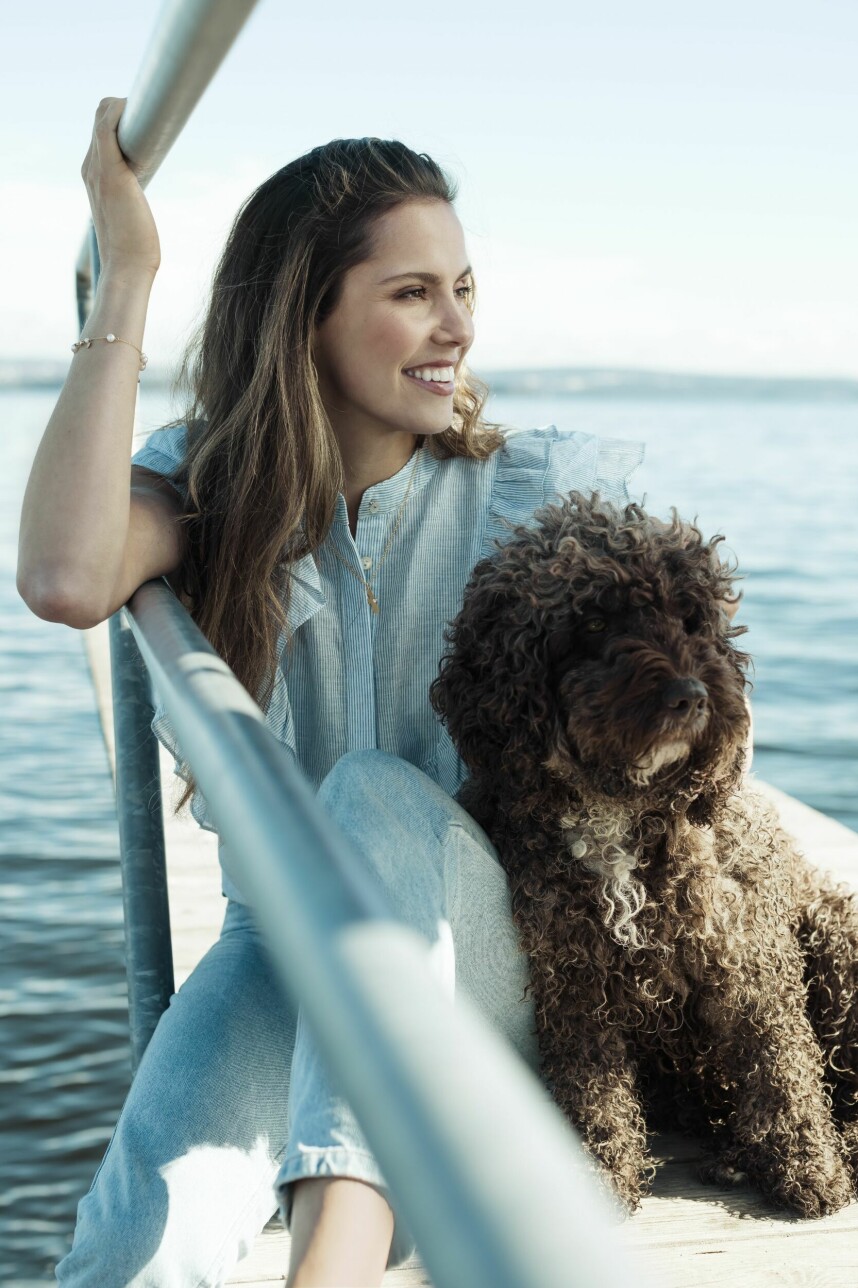 BLÅ BLUSE: Gossia Jeans: Amalie