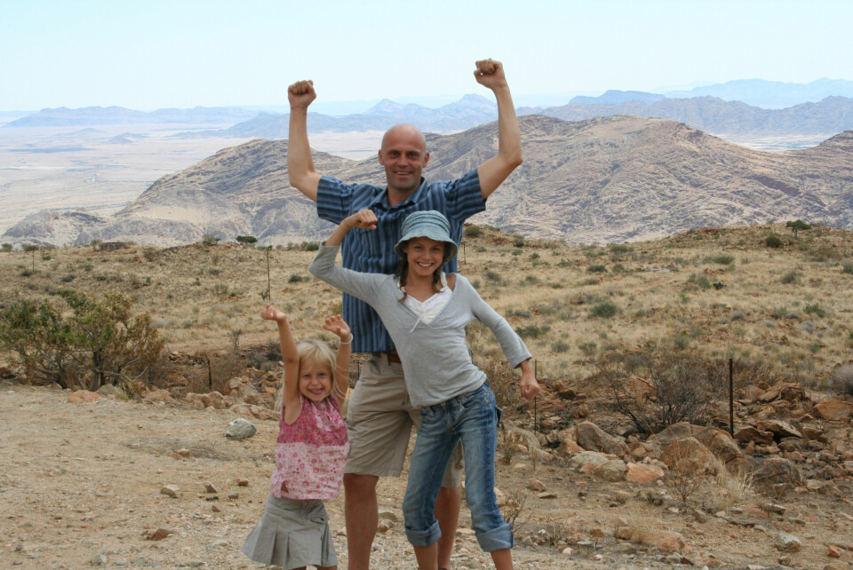 AFRIKA: – Vi brukte gjerne helger og ferier til å reise rundt og oppleve Namibia og Sørvest Afrika, vi var ofte på safari og opplevde det ville dyrelivet.