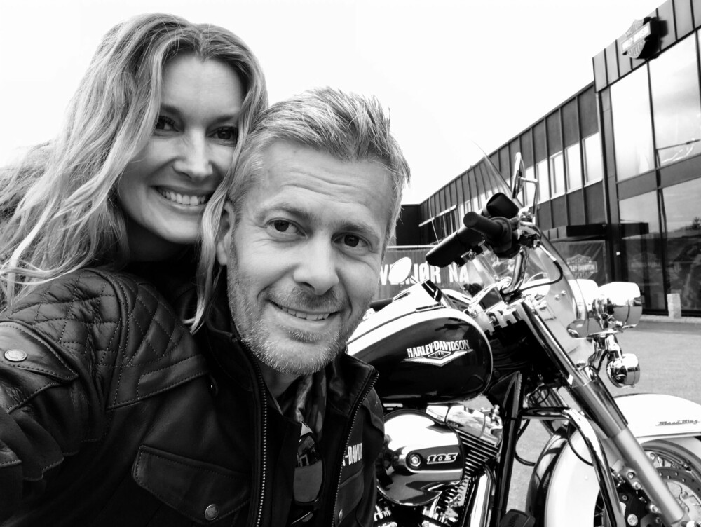 <b>EVENTYRLYST: </b>Aina og Henning kjøpte sin første felles motorsykkel i 2017 og dro på roadtrip sammen den sommeren.