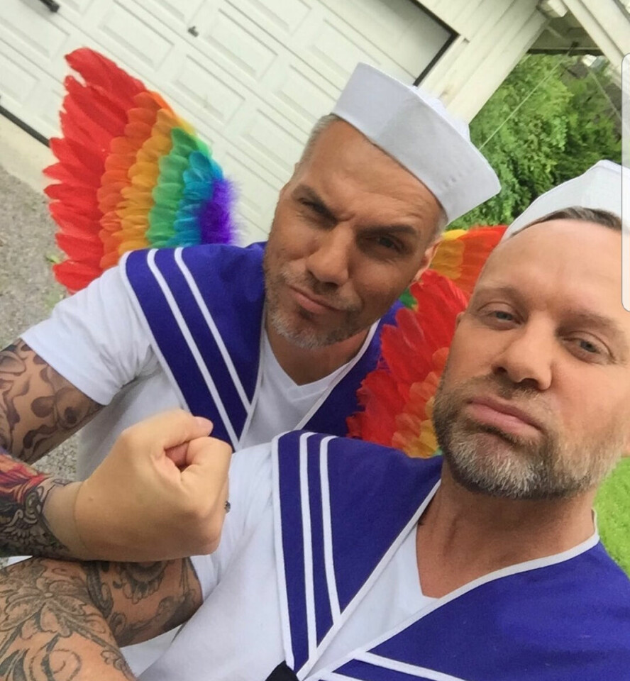 Knut Ivar Pelerud (56) og Kjartan Haugen (51): Interiørdesignere og «Sommerhytta»-profiler