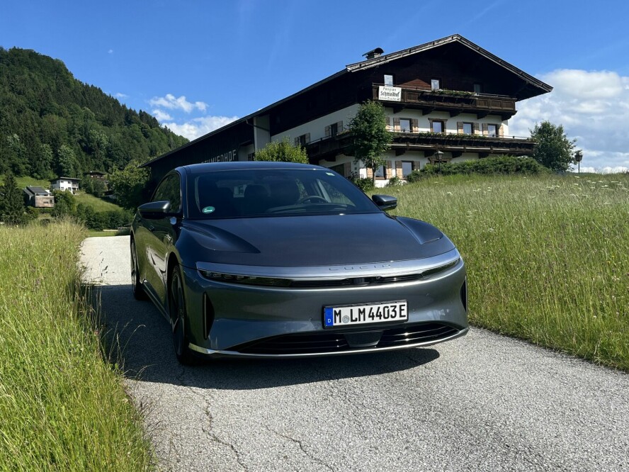 RIMELIGERE VERSJON: Pure blir rimeligste versjon av Lucid Air og har en startpris på 950 000 kroner i Norge.