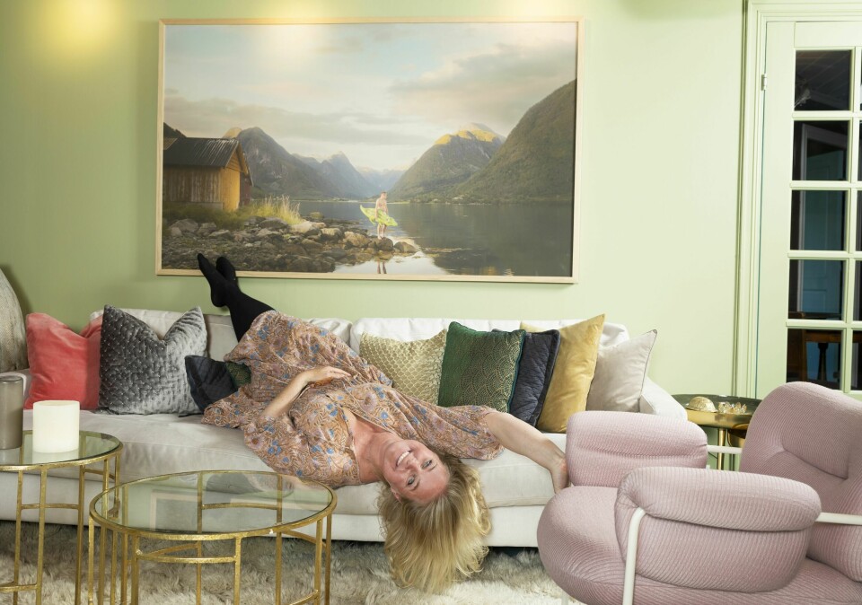 KREATIV: – Jeg snudde meg rundt og fikk mange ideer, sier Björg.