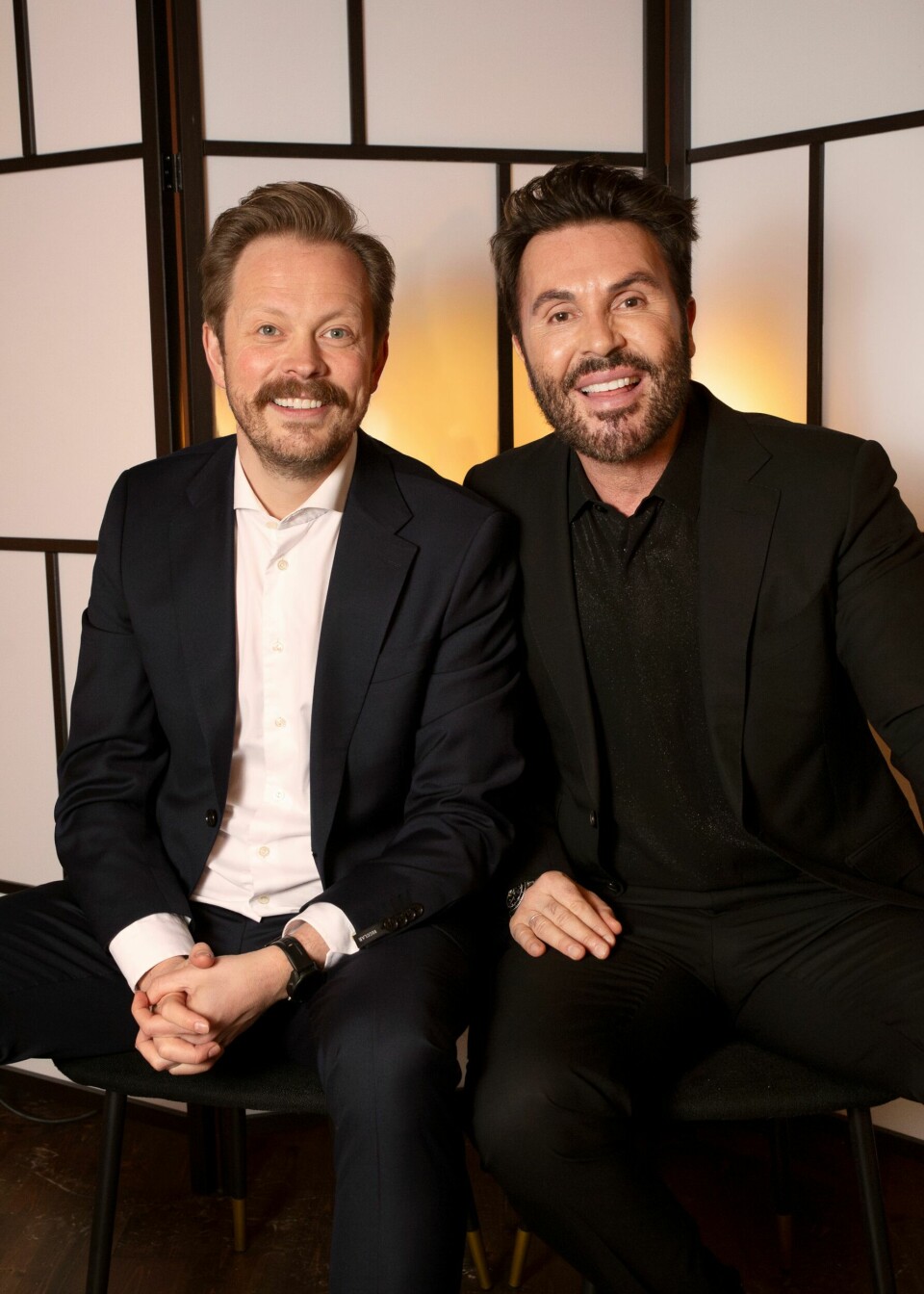 GODE VENNER: Jan Thomas og kompisen Einar Tørnquist leder TV 2s kjendisreality «Norges dummeste» denne høsten.