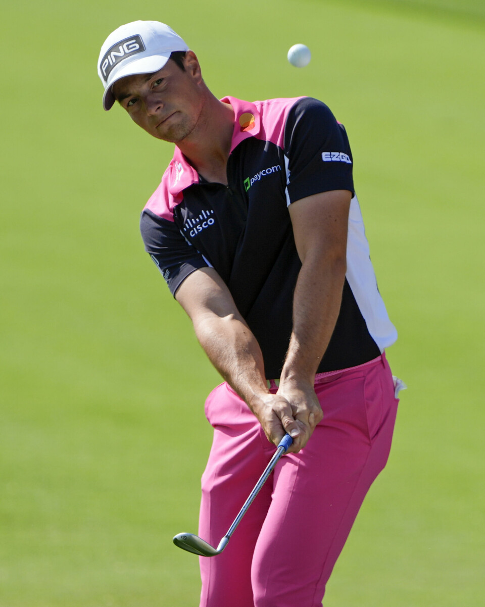 I SLAG: Viktor Hovland drømte om medalje i Tokyo, men havnet på 14. plass. I Paris er golferen klar for å revansjere seg.