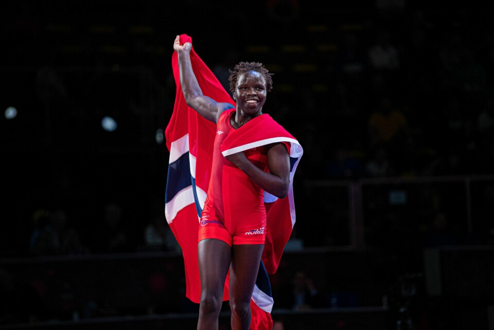 OL-DEBUTANT: Grace Bullen klarte endelig å kvalifisere seg til OL, og bryteren fra Fredrikstad tror selv at hun kommer hjem fra Paris med en medalje rundt halsen.