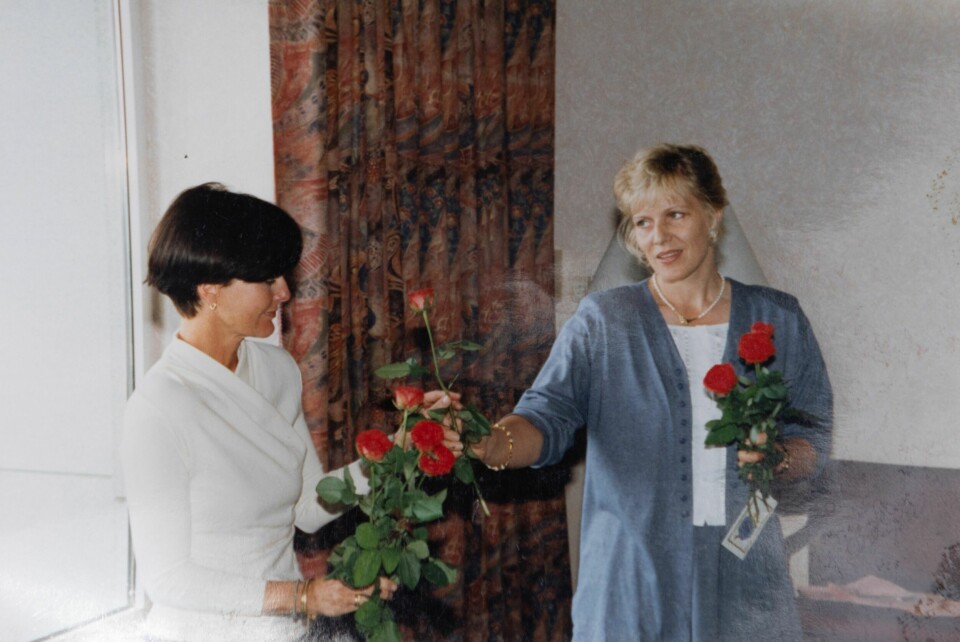 BRITT 50 ÅR: – Jeg holdt en «dikt-tale» for Britt da hun fylte 50, forteller Ragnhild og deler et bilde.