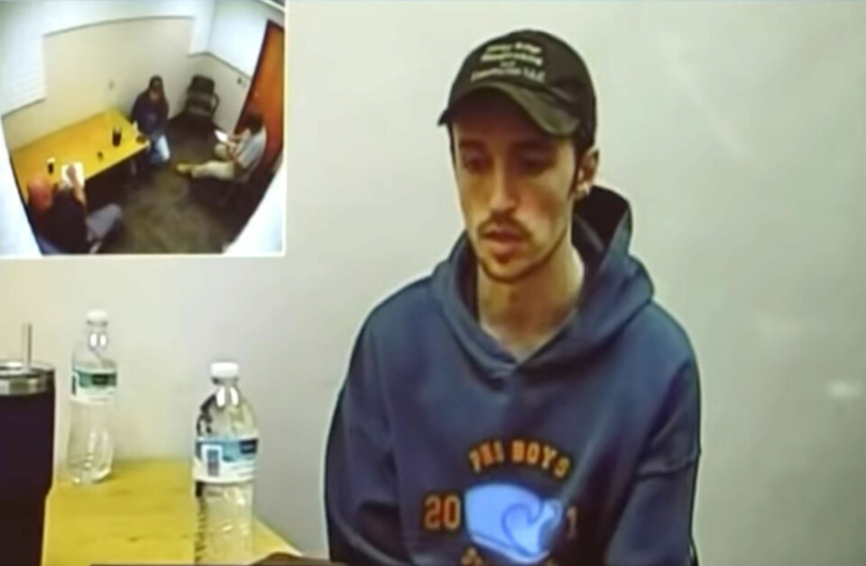 NEKTET: I politiavhør blånektet Chandler for å ha noe med drapene å gjøre. Etter rettssaken som fulgte, brukte juryen bare to timer på å finne ham skyldig.