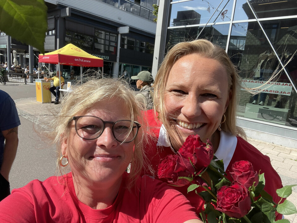 GOD KOLLEGA: − Det var stortingsrepresentant Maria Karine Aasen-Svensrud fra Åsgårdstrand som overtalte meg til å stille, sier Christina.