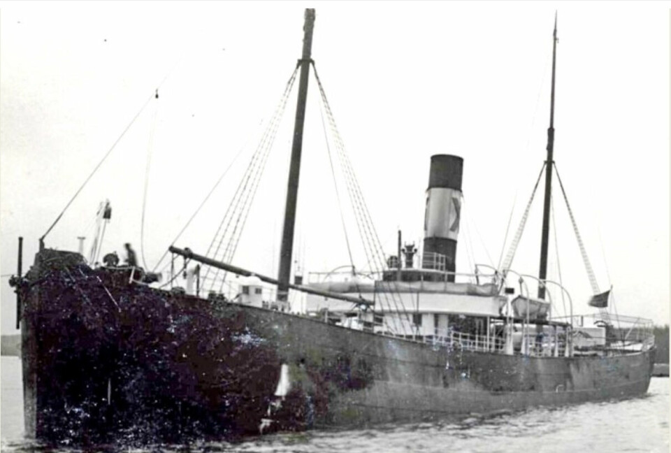 LØRJE: Ulriken var allerede definert som en gammel lørje da hun la ut på sin siste ferd tur-retur Atlanteren. Hun tålte alt naturen kastet mot henne. Men så kom tyskerne.