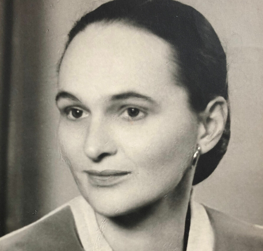 SKJEBNEBILDET: Margarete la ved dette bildet av seg selv da hun sendte en takk til norske Paul. Han forelsket seg umiddelbart.