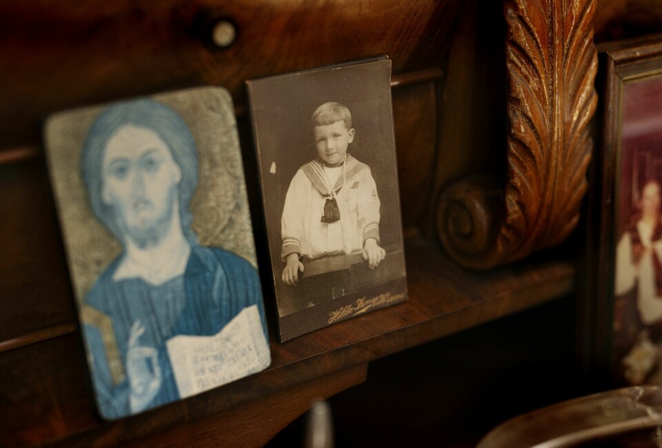 LIVSLØP: Eirik Viggo, Liv Ullmanns far, fotografert tidlig i livet. Han skulle bare bli 38 år gammel.