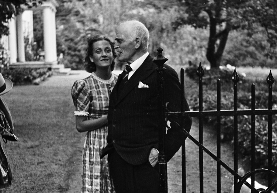 PAPPAJENTE: Det ble sagt om Knut Hamsun at han hadde en spesiell følelse for datteren Ellinor, særlig fordi hun var så lik ham i så mangt. Like sta og sterk, og like følsom.