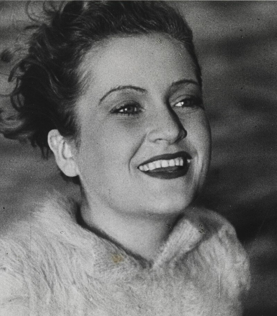 EN SKJØNNHET: Ellinor var oppsiktsvekkende vakker. Hun ble skuespiller og medvirket i flere filmer i Tyskland før hun ble syk og reiste hjem til Nørholm under krigen.