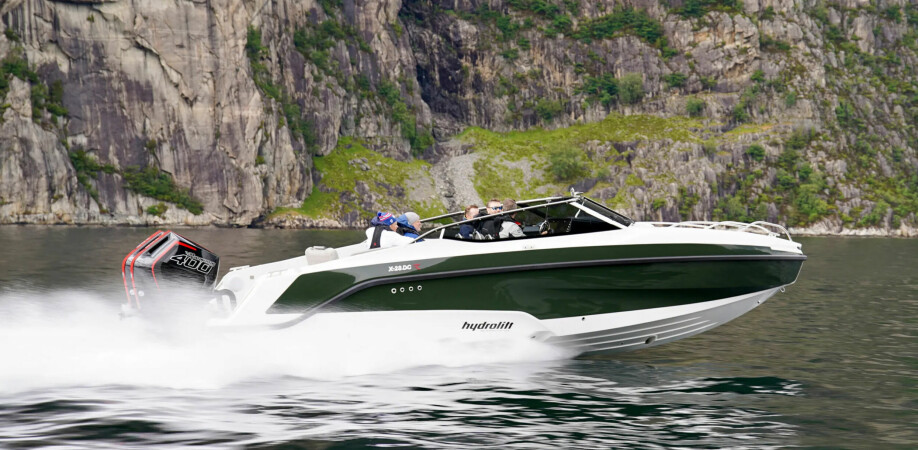 RASK: Med største motorpakke på 800 hk havner toppfarten rundt minst 75 knop