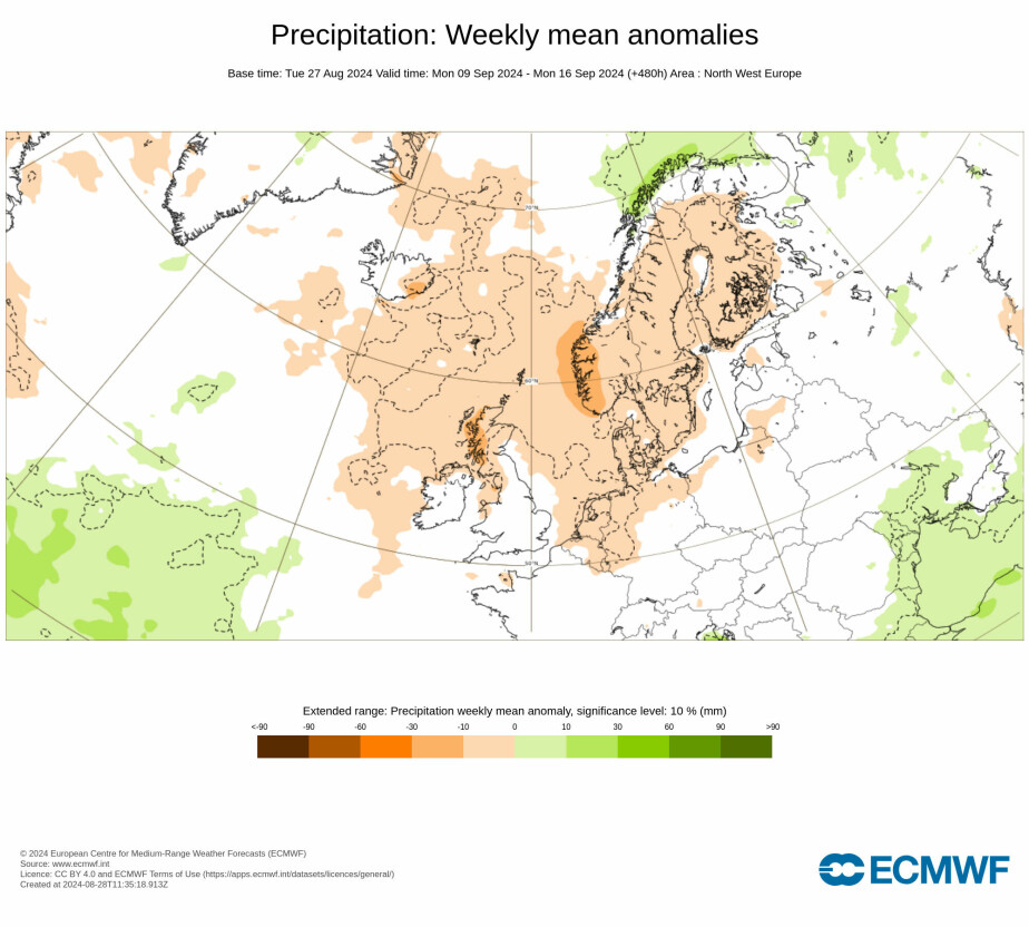 Seconda settimana di settembre: le previsioni delle precipitazioni sembrano relativamente simili per la seconda settimana di settembre. Le previsioni della Settimana 3 non sono incluse in questo caso, ma sembrano quasi identiche alle previsioni normali per tutto il Paese. Seconda settimana di settembre: le previsioni delle precipitazioni sembrano relativamente simili per la seconda settimana di settembre. Le previsioni della Settimana 3 non sono incluse in questo caso, ma sembrano quasi identiche alle normali previsioni per tutto il Paese.