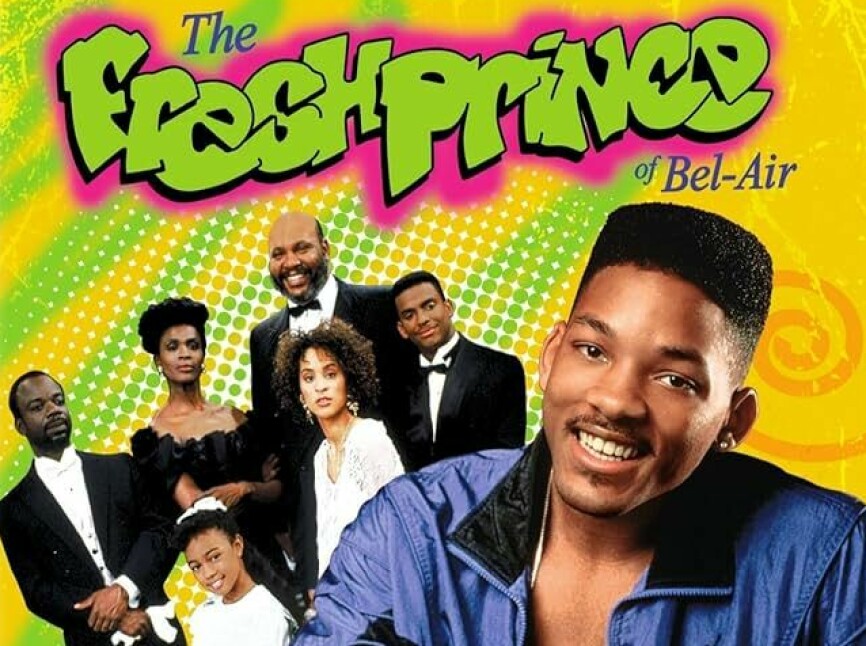 POPULÆRT: Det var mange morsomme karakterer i Fresh Prince. Serien ble Will Smiths store gjennombrudd.