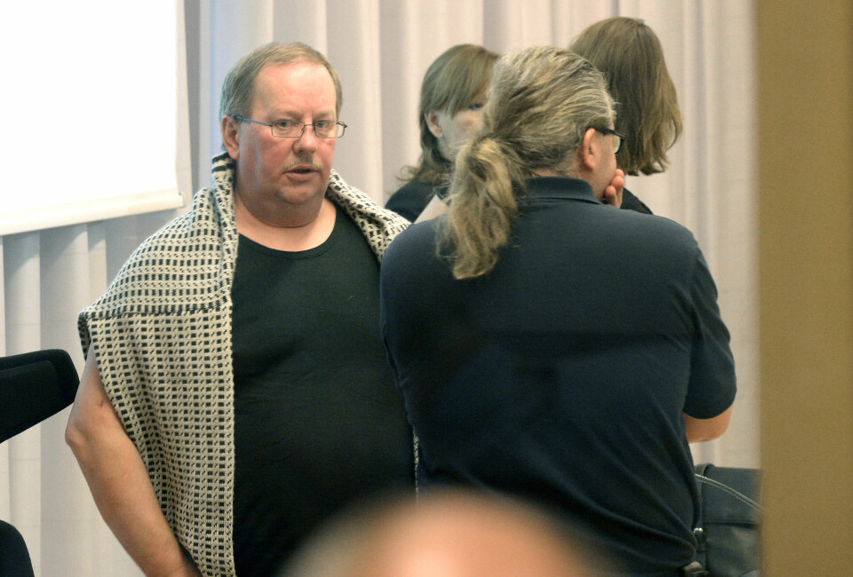 AVSLØRT: Anders Eklund ble raskt Sveriges mest forhatte mann da han ble knyttet til drapet på ti år gamle Engla Höglund, som ble funnet drept i et skogen like ved hans bosted (innfelt)