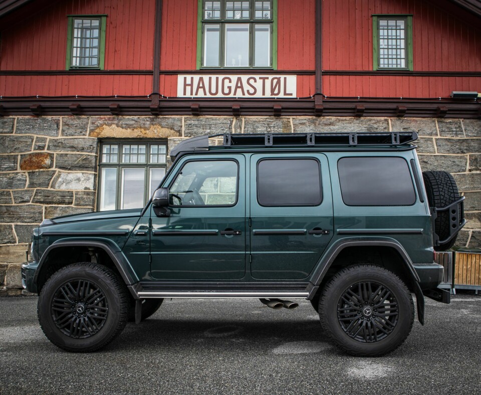 SAVNER LEIDER: Det er et langt steg å komme seg ned og opp fra Squared. Vrikket ankel er nok en vanlig yrkesskade her. Inntrykket er robust, for å si det mildt.