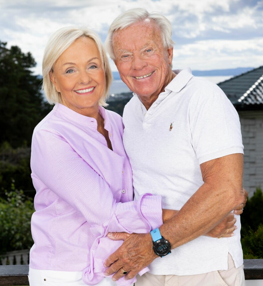 GODT TEAM: – Vi flyttet til USA som nygifte og ble et godt team, sier Inger og Oddvar, her hjemme på Ullern i Oslo.