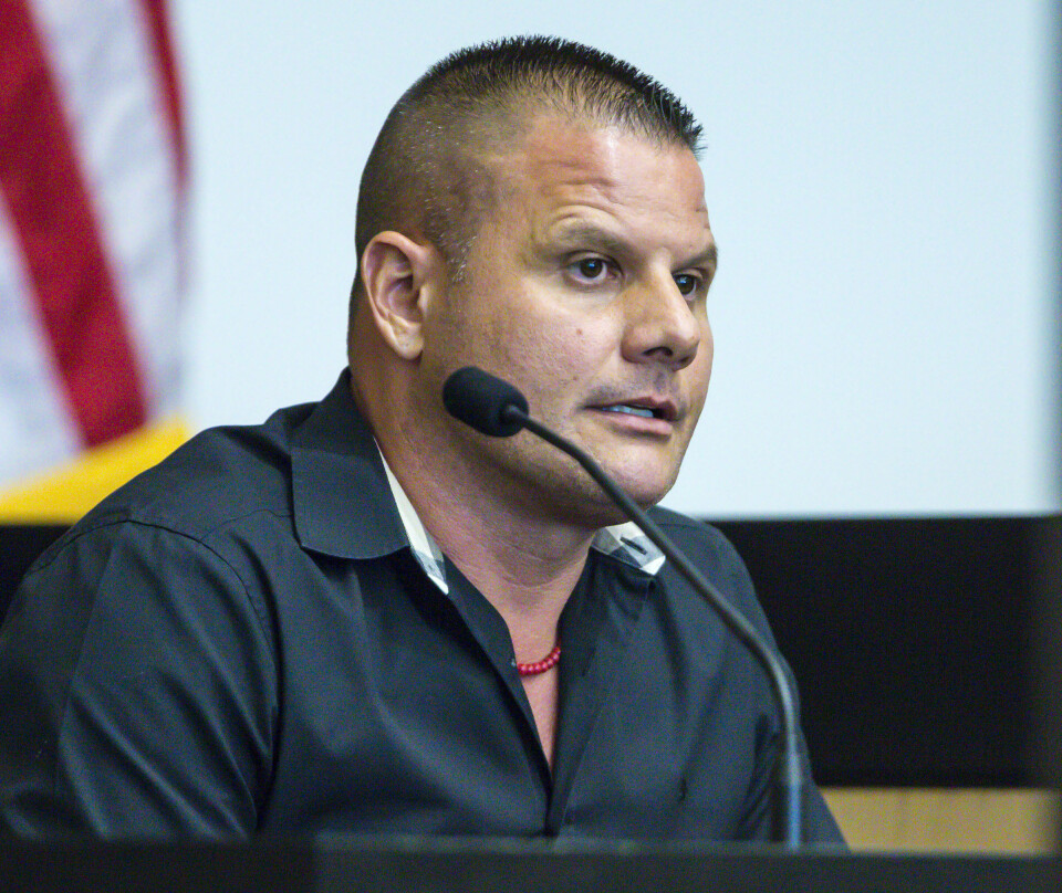 INTET REALITY-SHOW: Michael Dippolito fastholdt at han ikke fingerte drapsforsøket på seg selv, slik kona Dalia hevdet. − Den dama knuste meg, uttalte han.