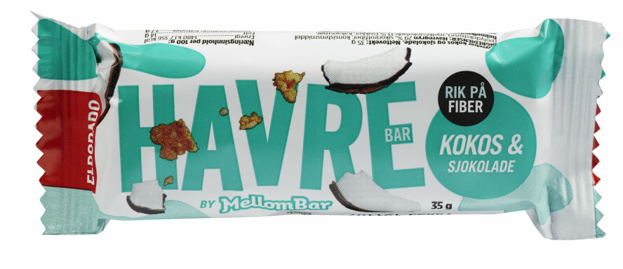 Eldorado havrebar kokos & sjokolade.