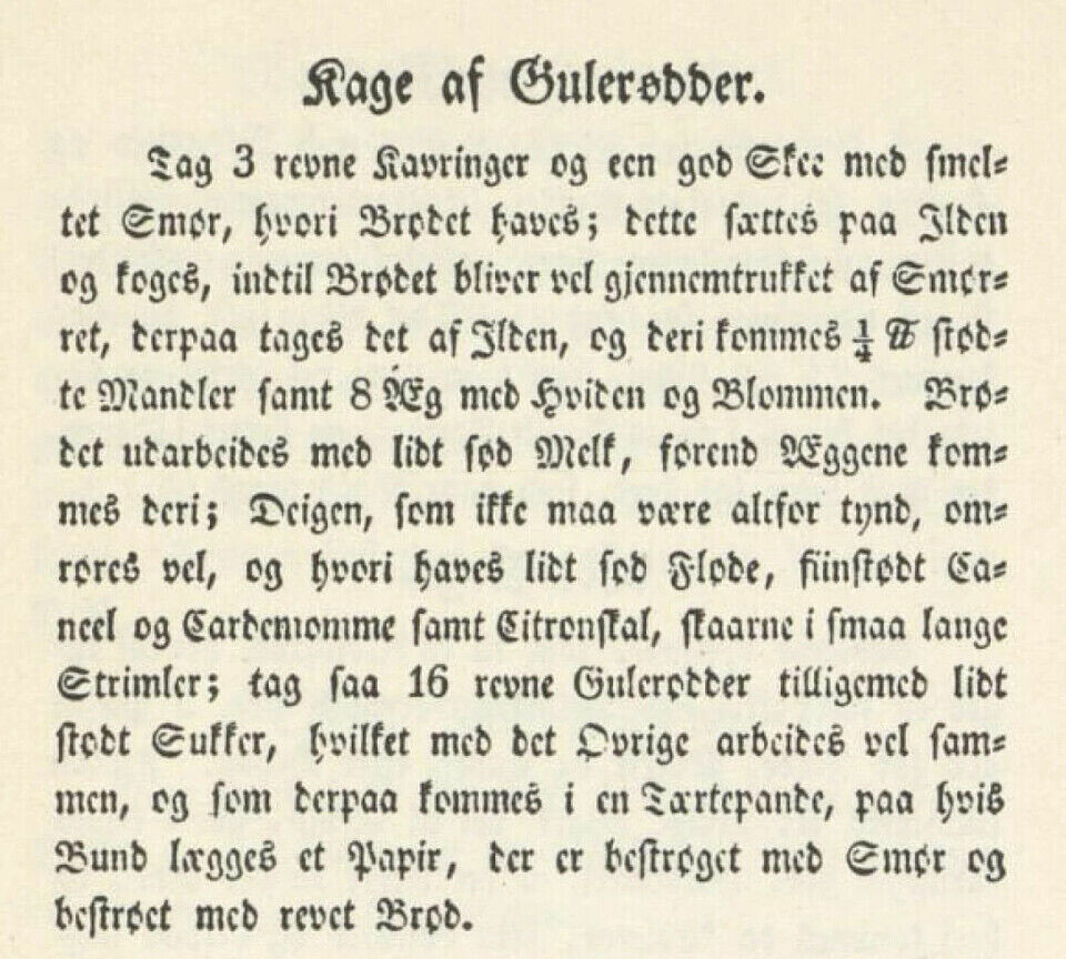 ORIGINALOPPSKRIFT: Marens bok ble skrevet med gammel gotisk skrift og det var kun vedfyrte ovner som gjaldt.