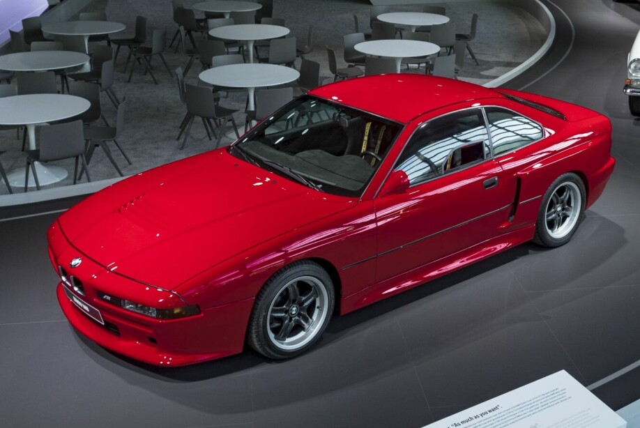 VISES SJELDEN: Det finnes bare ett eksemplar av BMW M8 prototype fra tidlig 1990, og den vises sjeldent frem. Nå kan du se den på Oslo Motor Show. Bildet er fra BMW Museum i München, der den sjeldent stilles ut.