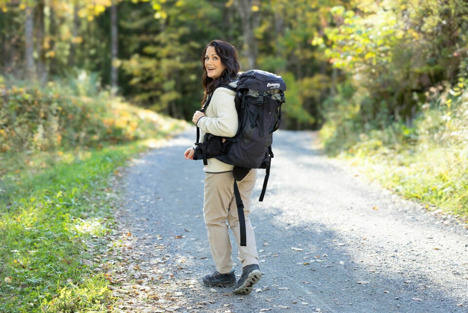 AKTIV: Hilde startet karrieren som danser, og i dag trener hun flere dager i uken og går gjerne på lange turer.