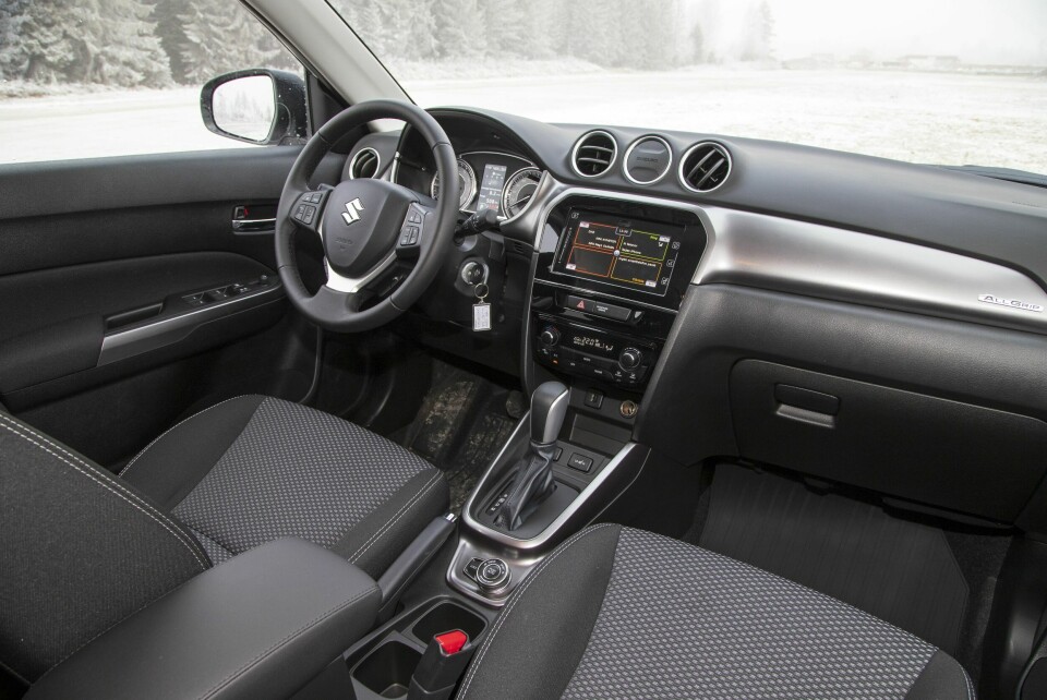 GOD STANDARD: I Suzuki har man pyntet noe mer. God oversikt og ingen ulyder.